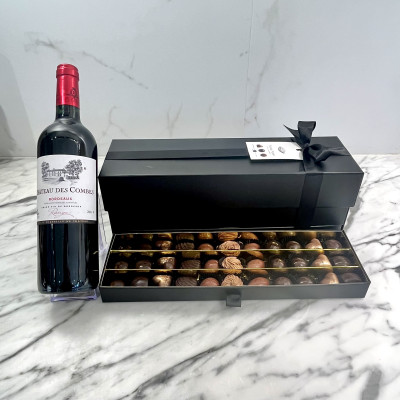 Wine & Chocolate Gift Box | Gourmet Harmony